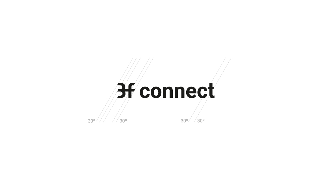 visual identity and branding 3f connect electric solutions logo